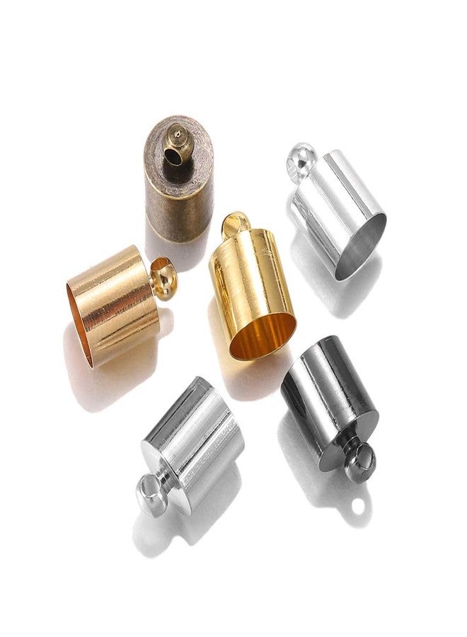 دي آي واي كرافتس أشغال يدوية يدوية، المقاس: 10 × 14 مم، اللون: متعدد الألوان، عبوة متنوعة من 50 قطعة/مجموعة، أغطية طرفية من خيوط جلدية مزينة بشرابات وخرز، مقاسات 3، 4، 5، 6، 7، 8، 9، 10 مم (المقاس: 10 × 14 مم، اللون: متعدد الألوان) - Image 1